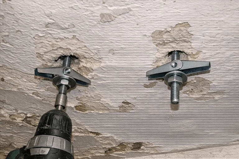 Sichere Befestigung schwerer Bauteile an der Zimmerdecke